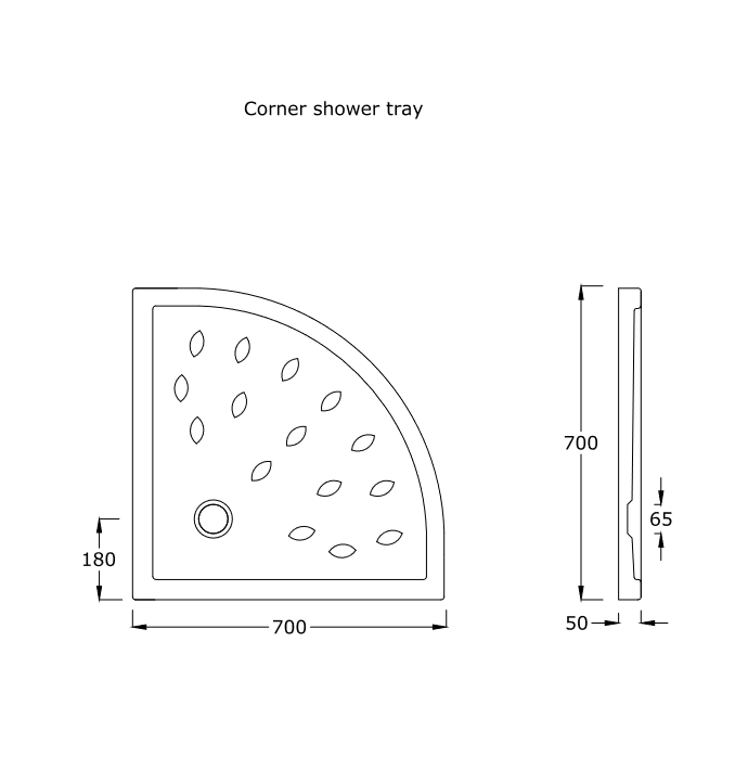 SHOWER TRAY Sraya Sanitary Ware